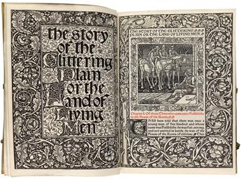 (KELMSCOTT PRESS / WALTER CRANE.) Morris, William. The Story of the Glittering Plain which has been also called the Land of Living Men